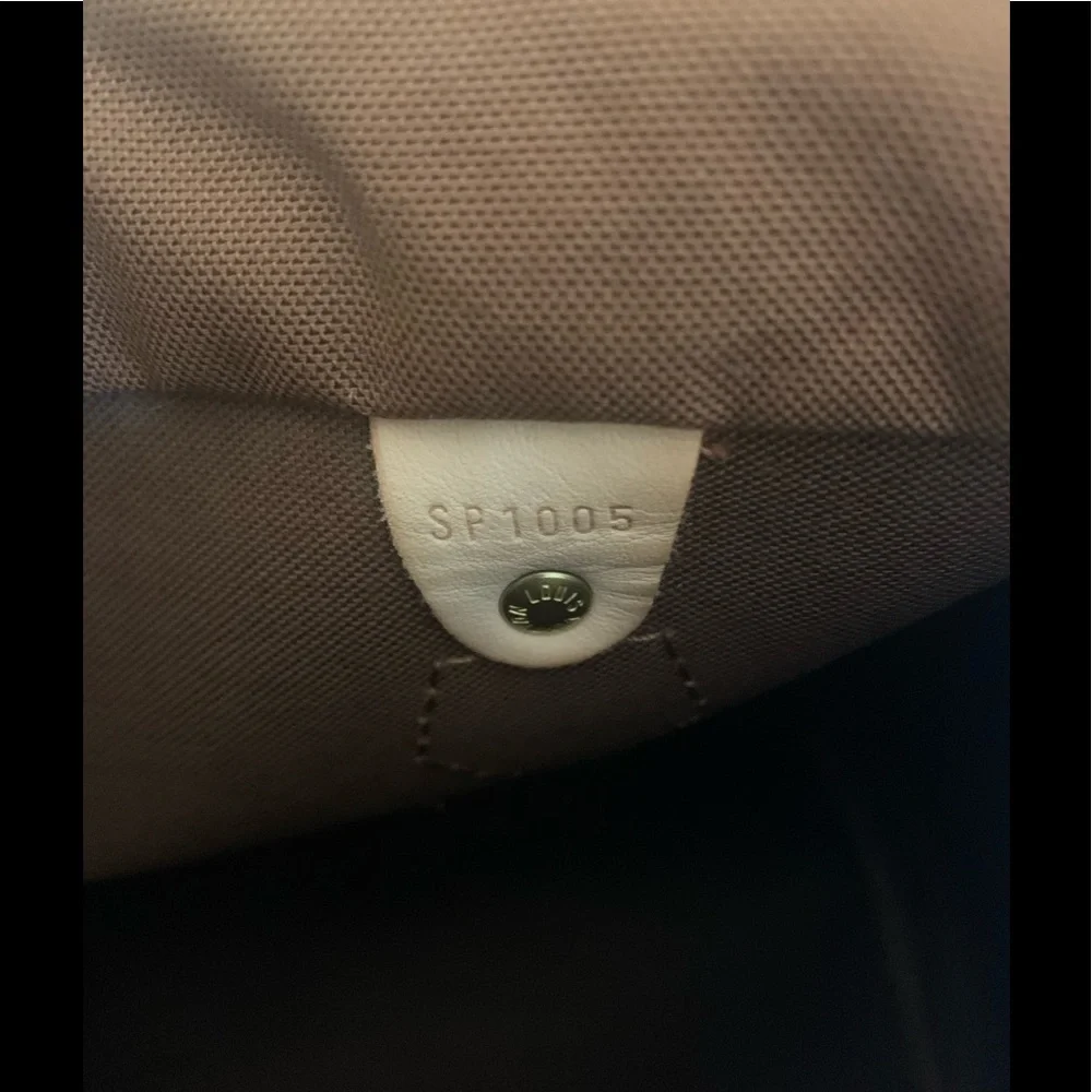Louis Vuitton Monogram Speedy 25 Satchel in Brown and Tan Leather